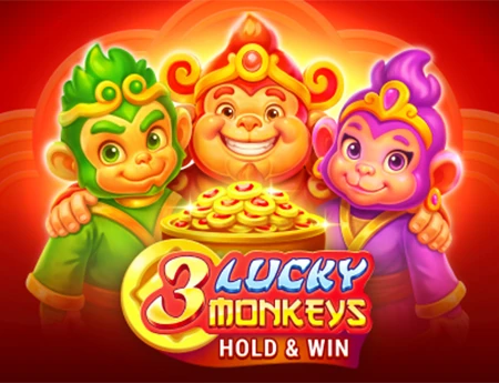 3 Lucky Monkeys Hold & Win